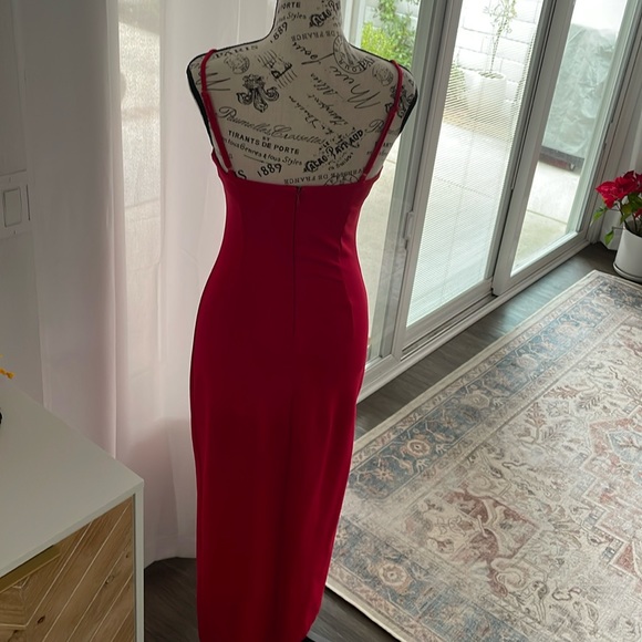 Long Spaghetti Strap Dress with a Slit - Picture 5 of 13